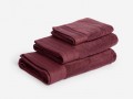 Полотенце махровое Wine Balance Grass 80х150 Бордовый
