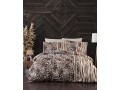 КПБ DO&CO Сатин DELUX 200*220 (50*70/2) (70*70/2) LEOPARD коричневый