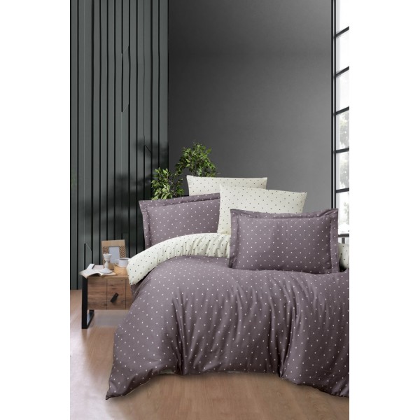 КПБ DO&CO Сатин DELUX 200*220 (50*70/2) (70*70/2) POINT лиловый