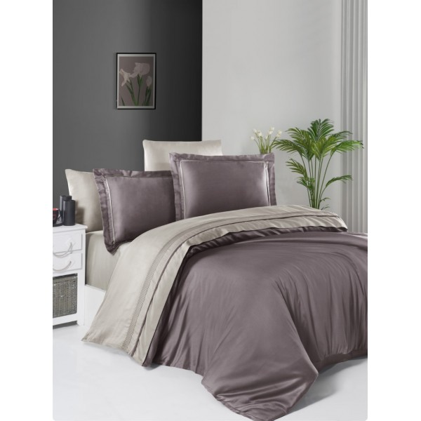 КПБ DO&CO Сатин жаккард 200*220 (50*70/2) (70*70/2) SERENITY бежевый