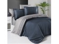 Постельное белье (Сатин де люкс) евро (Serenity Denim/grey)