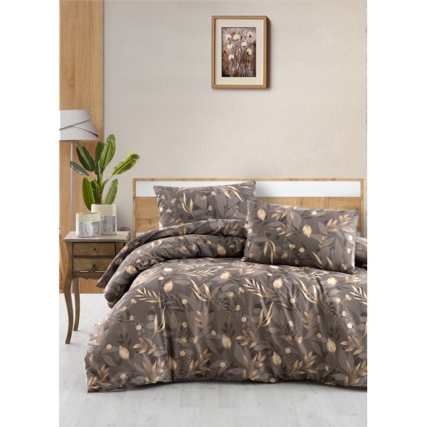 КПБ DO&CO RANFORCE 1,5 сп.50*70/1) KAREL коричневый