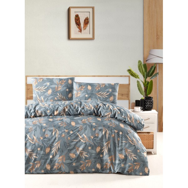 КПБ DO&CO RANFORCE 1,5 сп.50*70/1) KAREL зелёный