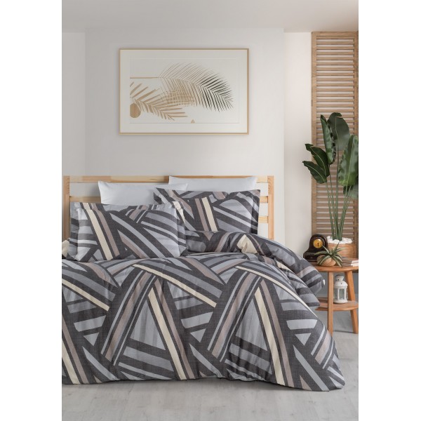 КПБ DO&CO Сатин DELUX 200*220 (50*70/2) (70*70/2) RADOLF серый
