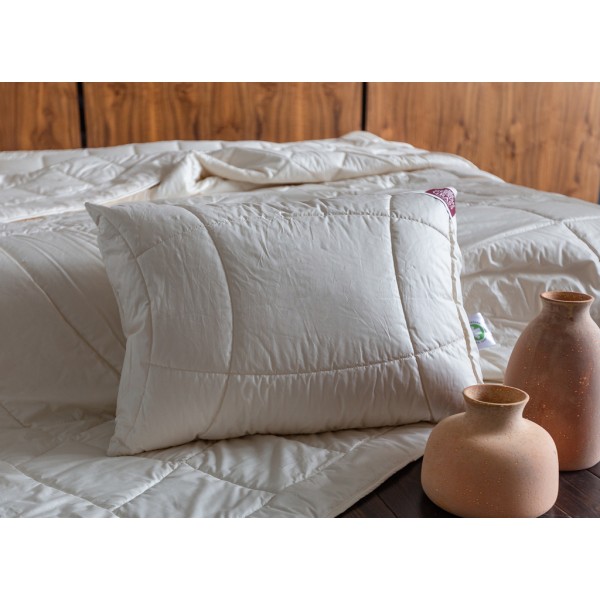 Подушка хлопок Organic Cotton Grass регулируемая на молнии 50х68