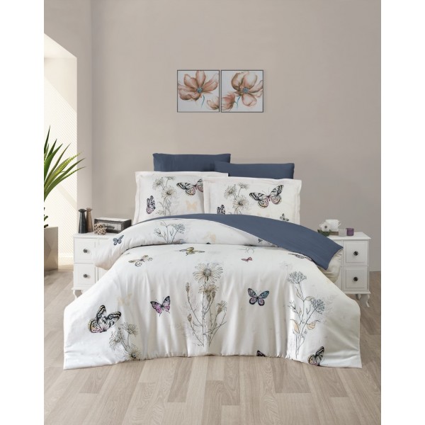 КПБ DO&CO Сатин LUX EXCLUSIVE 200*220 (50*70/2) (70*70/2) DAISY светло синий