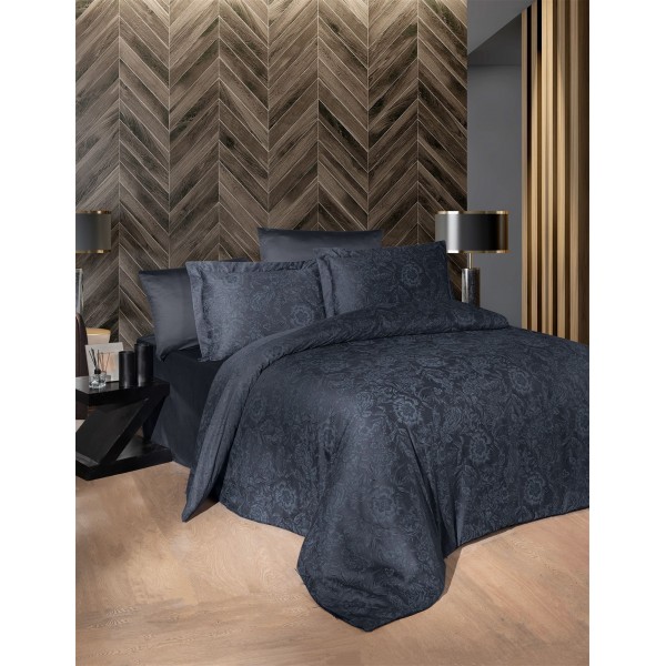 КПБ DO&CO Сатин DELUX 200*220 (50*70/2) (70*70/2) ADVINA синий