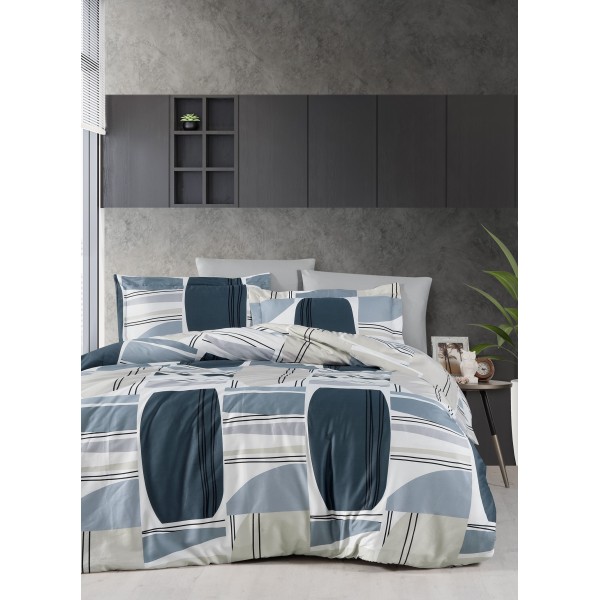 КПБ DO&CO Сатин DELUX 200*220 (50*70/2) (70*70/2) DAIMON серый