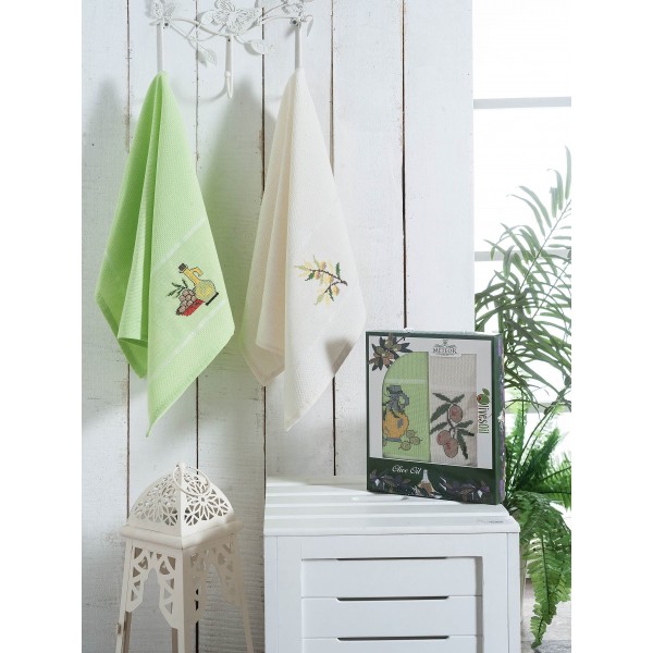 Сал. METEOR вафель. в короб. 40*60 (2 шт.) KANAVİÇE OLIVE