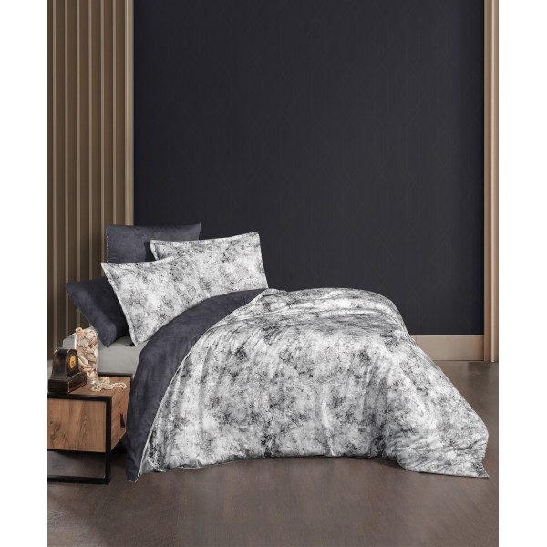КПБ DO&CO Сатин DELUX PREMIUM 200*220 (50*70/2) (70*70/2) SIRENE антрацит