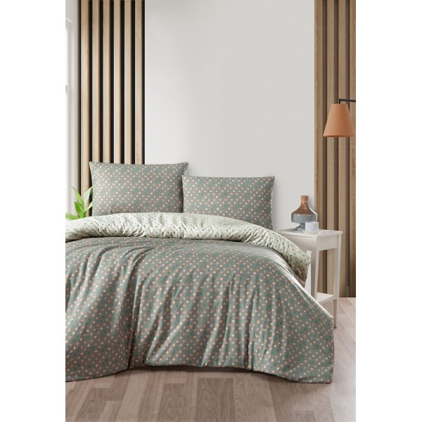 КПБ DO&CO RANFORCE 1,5 сп.50*70/1) ELDON зелёный