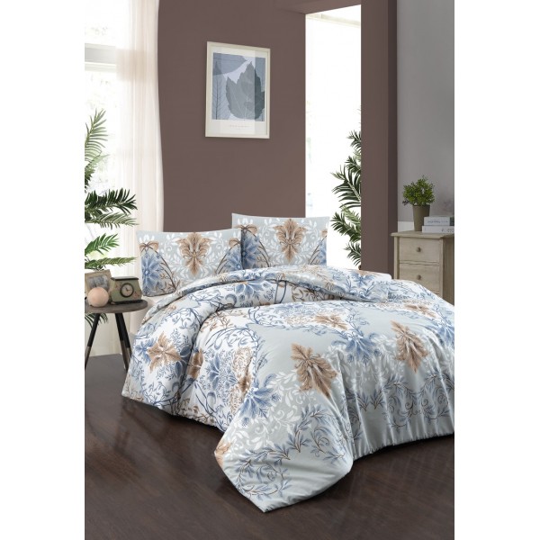 КПБ DO&CO RANFORCE 1,5 сп.50*70/1) LARA голубой