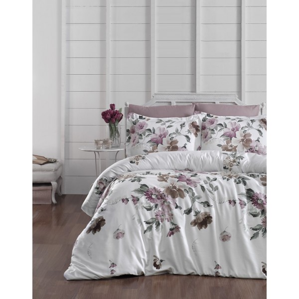 КПБ DO&CO Сатин DELUX 200*220 (50*70/2) (70*70/2) SERRA пудра