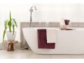 Полотенце махровое Wine Balance Grass 40х70 Бордовый