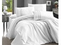 Постельное белье (Сатин де люкс) евро (Stripe Style White)